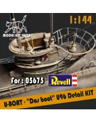 1:144 - U-BOAT detallando KIT U96 "Das Boot" para Revell (05675)