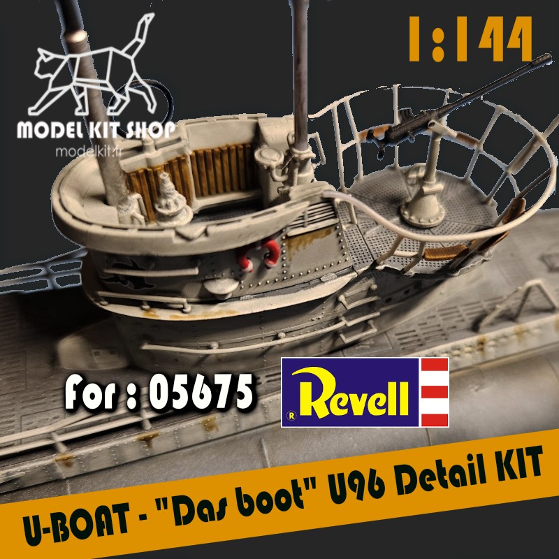 1:144 - KIT di dettagli U-BOAT U96 "Das Boot" per Revell (05675)