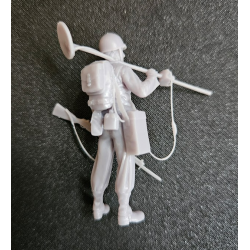 1:35 - WW2 American soldier with metal detector