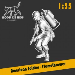 1:35 - American soldier - Flamethrower