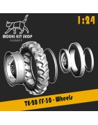 TE-20 / FF30 Ferguson "Petit gris" - Ruedas (81401)