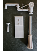 0 (1.43.5) - SNCF Grúa de agua para locomotora de vapor