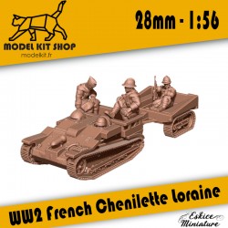28mm / 1:56 - WW2 -  Chenilette Loraine