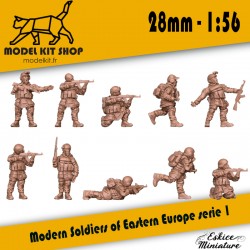 28 mm / 1:56 - Moderne Soldaten Osteuropas Serie 1