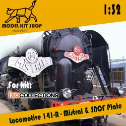 Locomotive 141-R - Mistral & SNCF Plate