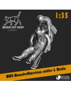 1:35 - WW2 herido soldado americano