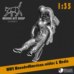 1:35 - WW2 Wounded American...