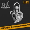 1:32 - Locomotive - Lampe à pétrol "Unifée 9L SNCF" Signalisation arrière