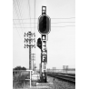 0 (1,43.5) - SNCF Signalisation 3 feux sur mat type 1936