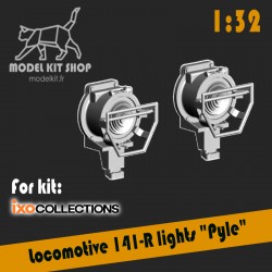 1:32 - Locomotive 141-R - Pyle lights