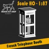 HO (1:87) – French telephone booth