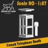 HO (1:87) – French telephone booth