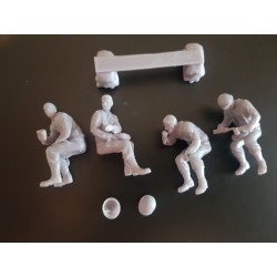 1:35 Serie - American soldiers eating WW2