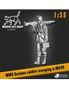1:35 - WW2 soldado alemán con MG42