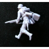 1:35 - WW2 German soldier running with an MG42