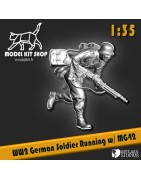 1:35 - WW2 actual soldado alemán con MG42