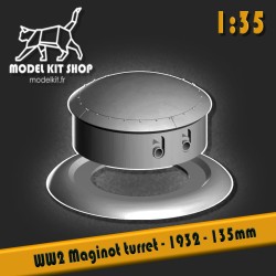 1:35 - WW2 - Linea Maginot - Torretta da 135 mm del 1932