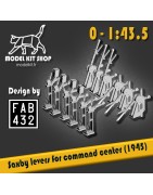0 (1:43.5) - 12 Saxby (1945 model) switch levers