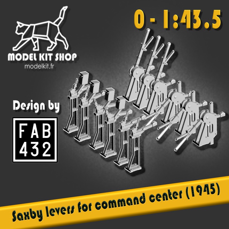 0 (1:43,5) - 12 leve di commutazione Saxby (modello 1945).