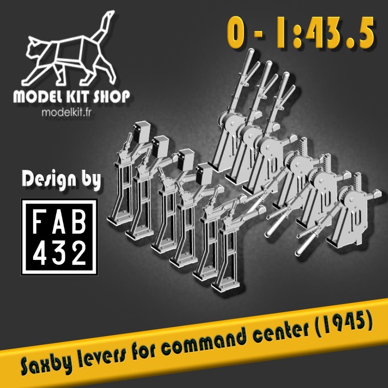 0 (1:43.5) - 12 palancas Saxby (modelo 1945) para cambiar la 0 (1:43.5) - 12 palancas Saxby (modelo 1945) para cambiar la