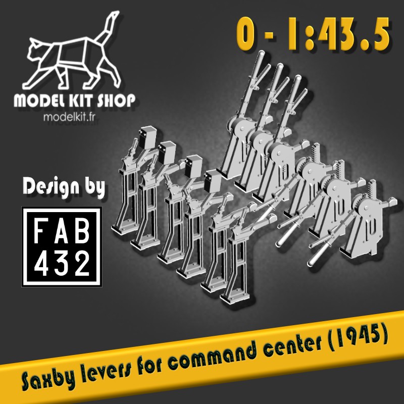 0 (1:43.5) - 12 palancas Saxby (modelo 1945) para cambiar la 0 (1:43.5) - 12 palancas Saxby (modelo 1945) para cambiar la