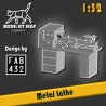 1:32 - Metal lathe