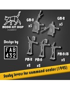 1:32 - 12 Levers de Saxby (Model 1945) para cambiar la posición