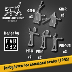 1:32 - 12 Levers de Saxby (Model 1945) para cambiar la posición