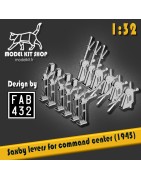 1:32 - 12 Levers de Saxby (Model 1945) para cambiar la posición