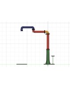 0 (1:43.5) - Grue à eau à col double Type Nord et Ouest