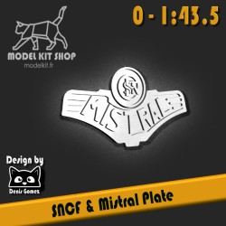 0 (1:43.5) - Mistral " SNCF Placa