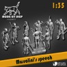 1:35 - Discurso de Mussolini a sus tropas durante la Segunda