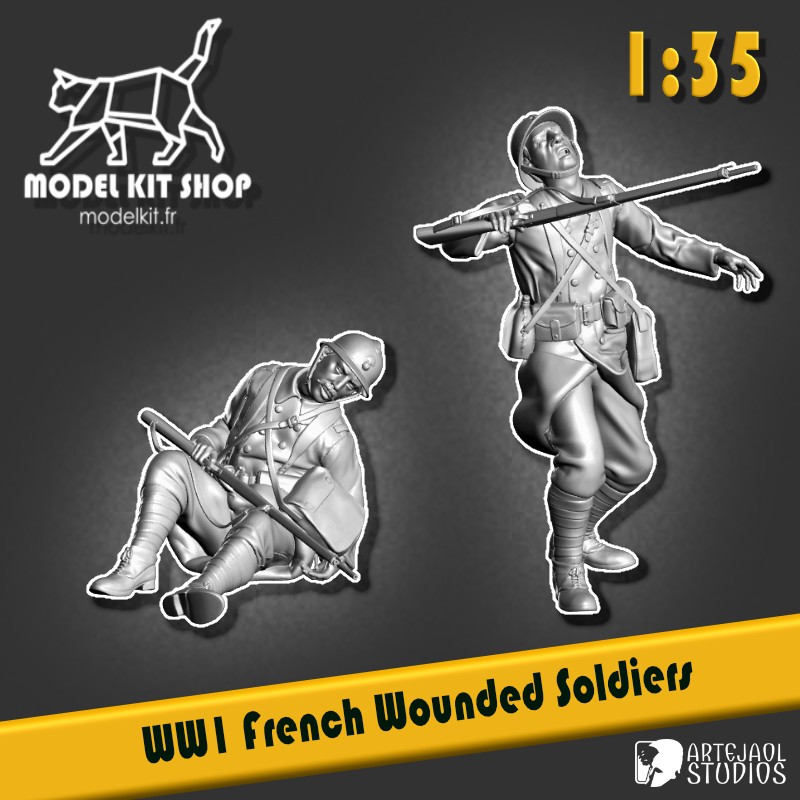 1:35 - WW1 French Wounded Soldiers