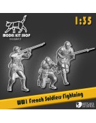 1:35 - WW1 Soldados franceses en combate
