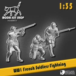 1:35 - WW1 Soldados franceses en combate