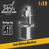 1:32 - Machine drilling machine