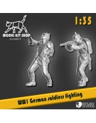 1:35 - WW1 Soldats Allemands combatant