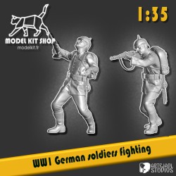 1:35 - WW1 German soldiers...