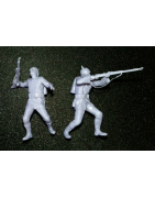 1:35 - WW1 soldados alemanes luchando