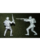 1:35 - WW1 soldados alemanes luchando