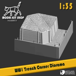 1:35 - WW1 Diorama Tranchy Corner