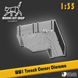 1:35 - WW1 Diorama Tranchy Corner