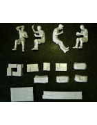 1:35 - WW2 Afrika korps - Soldados alemanes jugando cartas