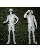 1:35 - WW2 Afrika Korps - Soldats Allemands buvant