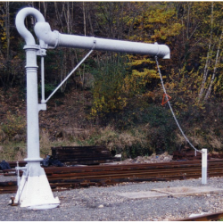HO (1:87) - Gru idraulica SNCF per locomotiva a vapore tipo
