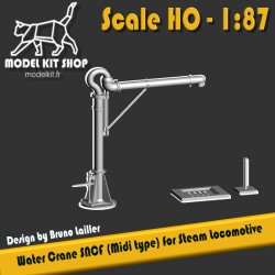 HO (1:87) - SNCF Water crane for steam locomotive type "Midi"