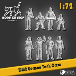 1:72 - WW2 German tank crew