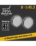 0 (1:43.5) - 2 relojes de correo La Chapelle