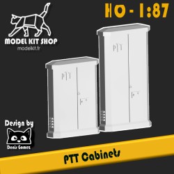 HO (1:87) - PTT cabinets (x2)