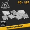 HO (1:87) - Wooden pallets Europe